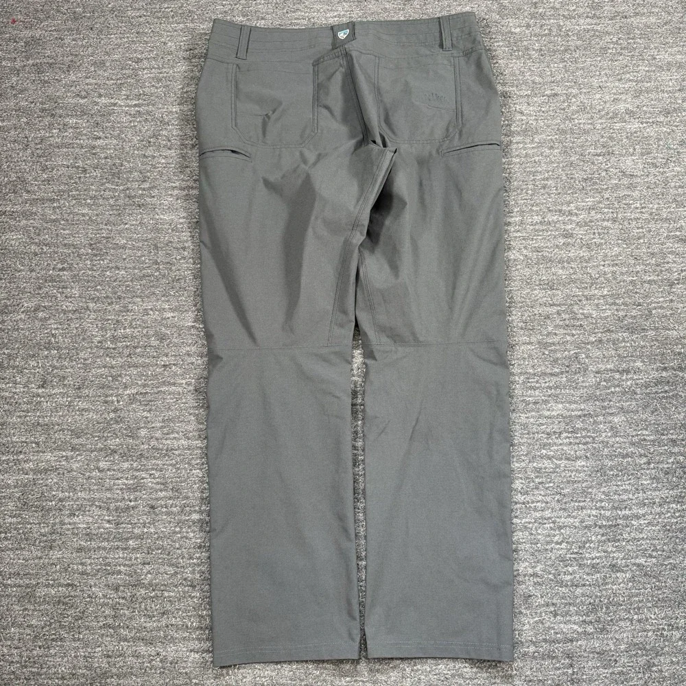 Kuhl Silencr Pants 38x32 Gray Ripstop Water Resistant Stretch Fabric Pockets - Picture 2 of 12